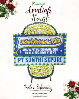 Papan Bunga Duka di Wukirsari