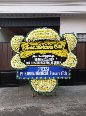 Papan Bunga Duka di Wukirsari